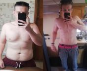 M/28/6&#39;2&#34; [231lbs to 176Lbs = 55lbs] (5 months) - actually just over 5 months - 23 weeks. Very strict Calorie deficit - 6 day a week Progressive overload training. 10k steps daily. Progress time line can be seen from my previous posts. from panty can be seen from pant hotphotos