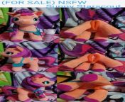 (FOR SALE) NSFW fuckable my little pony/mlp mare Sunny Starscout with useable horse pussy from sale
