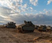 Merkava 4M, Ofek APC and Namer APC in a battalion exercise of 242nd battalion of the IDF from apc