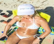 Basking in sunshine vibes and ocean waves. Bikini days and baseball hats make the perfect beach blend! from katrina kaif sexy bikini beach 20