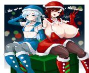 [odakubara] Merry Christmas with santa Ruby and santa Weiss from with santa xx