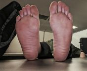 Back at it again with the stinky office feet ? from office feet