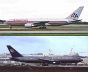 American Airlines Flight 11 five months before it was flown into the WTC. And United Airlines flight 175 two years before it suffered the same fate. from jet airlines