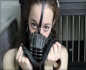 Muzzled Panty-Sniffing PuppyGirl (16 min) by Lucy LaRue @LaceBaby from desi panty sniffing