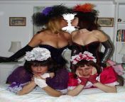Mrs Silk and Mistress Maria kiss from sara girl best hot sexiest silk kate god maria