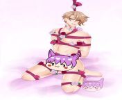Art by me! I wanted to draw Asmo in Shibari because I can ? link to full image (because we never know what will happen if i post an uncensored version xD): https://www.newgrounds.com/art/view/usagiiakihiko/asmodeus-obey-me from www jiklena nila xxx full image photo frre int