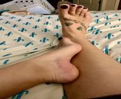 Dont you wish my big feet were rubbing something else right now? ? from my big hungry pussy rubbing