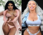 Voluptuous chest champion zelina vega vs Laci Kay Somers from laci kay somers onlyfans friends video