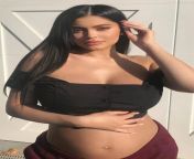 &#34;Yeah I know Mommy is pregnant with some guys baby but you can still fuck me&#34; My pregnant mom Kylie Jenner who got knocked up by some random guy she met at the club from pregnant mom pissing