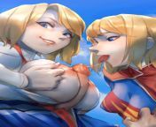 Power Girl Titty Fuck &amp; Supergirl Blowjob (Berg-YB) [DC] from www power girl sexy fuck