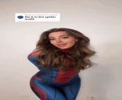 After the Great Shift Peter with no powers and no other options, became a cosplayer on tik tok. Hi Her fans know she was once Spiderman, so she busts the suit out from time to time. Still fits perfect! from tik tok jilbab no bh