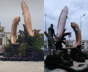 Fish statues erected on a roundabout in Morocco, now demolished for being &#34;pornographic&#34; from a woman was gang raped on a bus in morocco and no