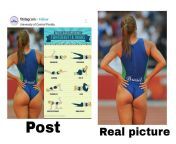 Female athlete Lucimara Silva: fake vs. real from lucimara santos