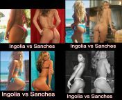 Best Rear: Mikaela Ingolia vs Stacy Sanches from irlanda sanches