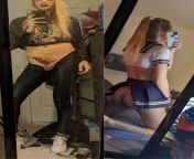 Do you prefer me as a goth girl or school girl from amouranth school girl twitch