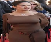 Actress Salma Hayek from actress braless nipple
