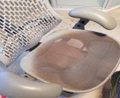 Used Herman Miller Mirra, very dark seat pan, any cleaning advice to get stains out? from mirra chubarova