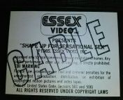 Why does this vhs tapes label have &#34;CABLE&#34; stamped on it (possibly nsfw but only words) from homemade vhs