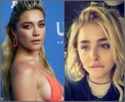 Florence Pugh and Chlo Grace Moretz are lesbian sisters, always looking for girls to seduce... from japanese lesbian sisters