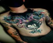 Owlex piece by Alex Pardee. Tattooed by Maggie at Black mass tattoo in austin tx from 3d lolibooru by alex
