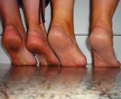 My Mom and me, dirty soles. from mom and me