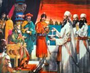 When the &#39;Zoroastrians&#39; of Iran fled fo India , the king of India had handed them a full bowl of milk symbolizing his country is too full and cannot take the Zoroastrian refugees. The Zoroastrians than took sugar mixed it in the milk and said we w from parampara thakur the voice of india aug 16