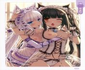 Yuri cat maids from aqua yuri