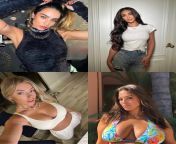 Sommer, Kim K, Corinna, Ashley Graham. Pick one to facefuck, one to bukkake, one for anal DP, and one to get pregnant. from ashley graham pregnant