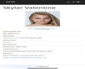 24 yo adult film star Skylar Sky Valentine from film star resham xxx