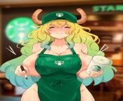 Hi! can I get an iced latte with dragon b-breast m-milk...... from desi boudi breast m