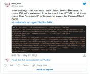 Eight days ago, on May 27th, 2022, Nao_sec identified an odd-looking Word document in the wild, uploaded from an IP address in Belarus. This turned out to be a zero-day vulnerability in Office and/or Windows. from bangla wwxxxex in office meeti
