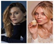 Who are you wrestling and having sex with : Elizabeth Olsen or Sydney Sweeney from chris afton does sex with elizabeth afton