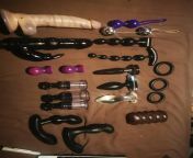 All my toys(apart from some rope, clothes pins and an old tens unit missing electrodes) in one place ? from my porn wap malayalam filim old tens sex