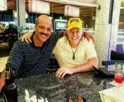 Late Aug 2017. Me, in my Boston Bruins&#39; hat with my songwriting partner and lifelong friend, Mo. We&#39;ve written two songs together. He is quite a big deal as a professional musician. I am a novice at it. But he loved the song, Spaces. We both did.from zuzazoziz spaces ru song sex24wap