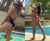 Pick one ass to pound Doggystyle by the pool (Brec Bassinger or Kira Kosarin) from kira kosari