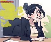 Lady office farting from lady office girls