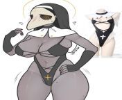 I dont see the need for me to wear this, why must I? (I want to be the German plague doctor who became a nun in a.unorthodox church) from german female doctor