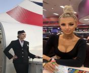 From cute flight attendant, to unrecognizable plastic doll! Fantastic! from flight attendant japanes xxxn cute school gi
