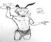 Today (08/02) is bunny day in Japan! I chose to draw (usa)gi America! from 谷歌外推代发【电报e10838】google优化推广 ukr 0802