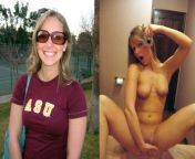 On/Off College girl playing with herself from horny amateur college girl playing with