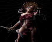 Lady Justice (1st version), my 3D art from 3darlings sarah 0654 3d art