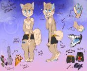 [Q] Finally Finished scouts refrence sheet! He&#39;s basically a tsudere, he also is the type of boyfriend who eats all your snacks &amp; drinks all your coke-cola. ? He&#39;s also easily excitable! [Art by me &amp; repost cause i missed a marking] from sheet
