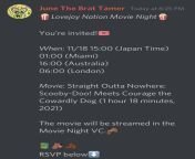 Movie night on my private discord this week! Become an Elite member on my YouTube channel to get a link to my private discord? from discord 18