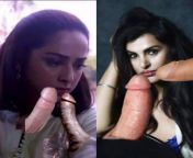 Ansha Sayed &amp; Gurdeep Brar sucking multiple cocks from karan brar