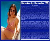 Shrunken by the water - TG Caption from tg caption naked