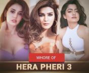 You are the Directing and Co Producing the next part of Hera Pheri &amp; you have decided to add glamour in movie to attract more Audience which actress will you cast as female lead out of this 3 you can cast Maximum 2 actress. Tell your choices and how w from boliwood movie sed song