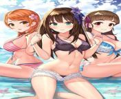 Три милахи на пляже. #cute #girl #bikini #beach from На пляже засветы писек bikini 01