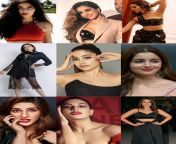 Choose from these option Kat,Disha,Sharadha,Kajal,Janhvi,Alia,Kriti,Jacqueline,Sonakshi... BOOBJOB,BJ,PUSSY,ASS,BDSM,GANGBANG with friends...Remember you can not repeat act with same bitch again and only one bitch per act... from bollywod act