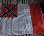My &#34;Blood-Stained Banner&#34;, third national flag of the Confederate States of America (4th March, 1865-onwards) from bd national flag