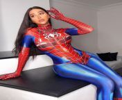 Spiderman Cosplay by Ilia Leya from fake raja ilia